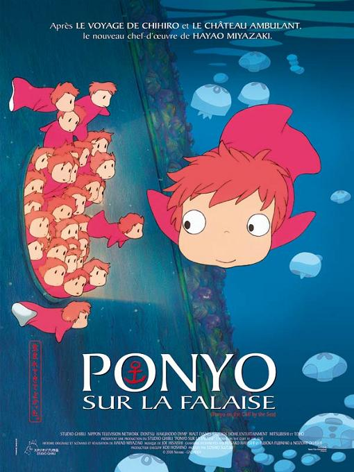 Affiche 1 - Ponyo sur la falaise